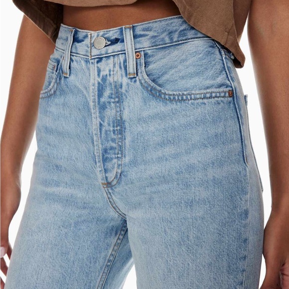 Denim Forum Denim - Denim Forum The BF High-Rise Loose 30L Light Blue Women's Jeans